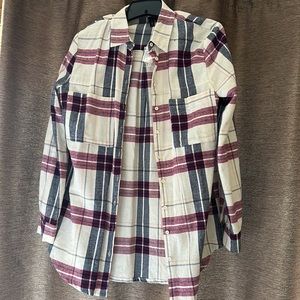 Tilly’s Plaid Oversized Flannel